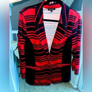 Notations Striped Cardigan